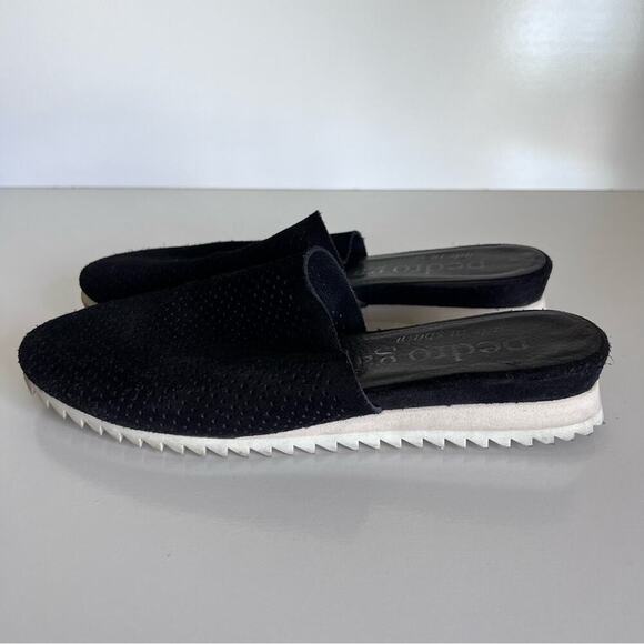 Pedro Garcia Black Suede Slide Mules - Picture 3 of 8